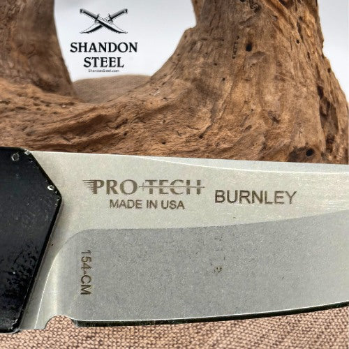 Boker Burnley Kwaiken Compact Automatic Knife Black (3" Stonewash) Pro-Tech 01BO254