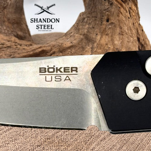 Boker Burnley Kwaiken Compact Automatic Knife Black (3" Stonewash) Pro-Tech 01BO254