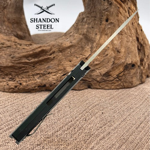 Boker Burnley Kwaiken Compact Automatic Knife Black (3" Stonewash) Pro-Tech 01BO254