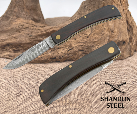 Boker Ebony Rangebuster Damascus 01RY140DAM