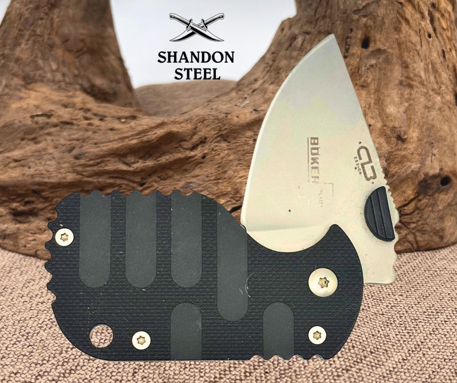 BOKER PLUS AUS 8 SUBCOM TAIWAN FOLDING ULTRA COMPACT POCKET KNIFE (169)