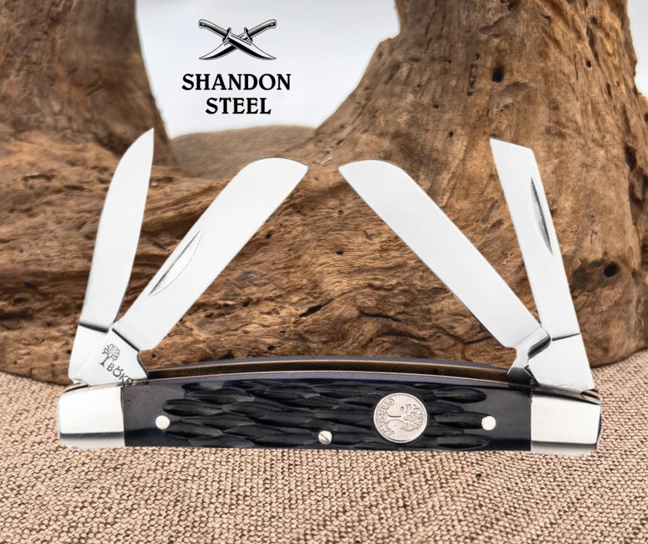 Boker Germany Treebrand Congress Black Jigged Bone 110867