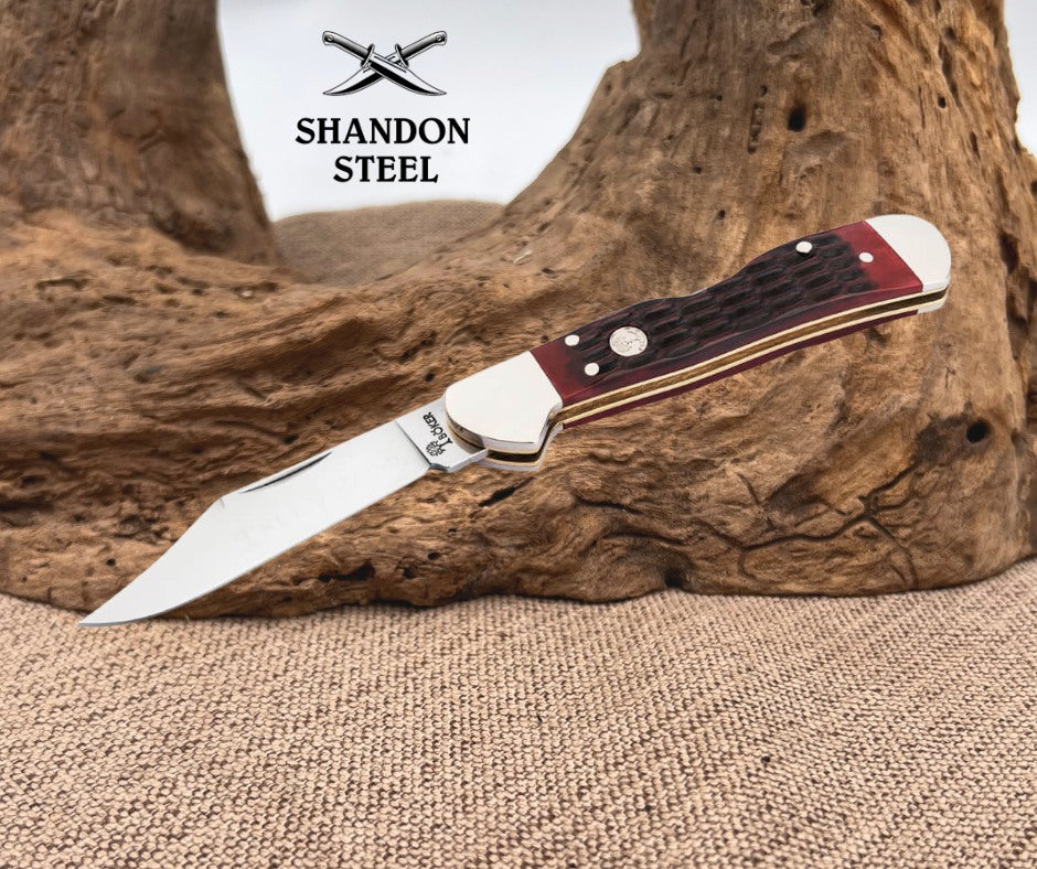 Boker Germany Treebrand Copperhead Backlock Red 110874