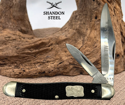 Boker Great American Story 1779 Lafayette Escadrille 2 Blade Folding Jack Knife