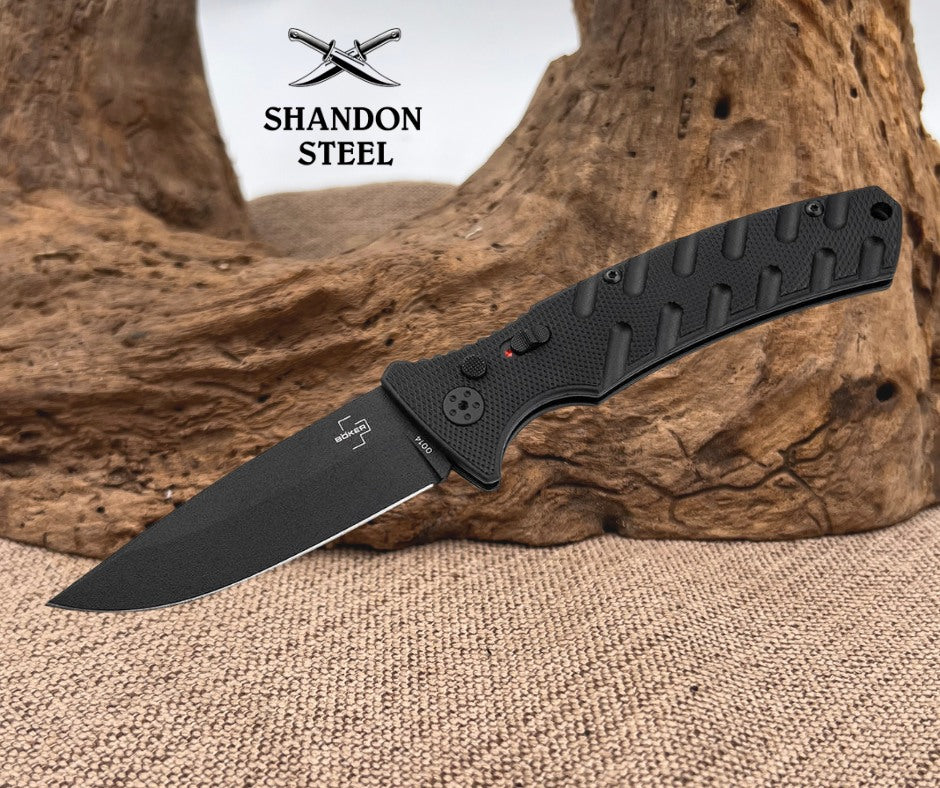 Boker Large Strike Grivory Black 06EX900