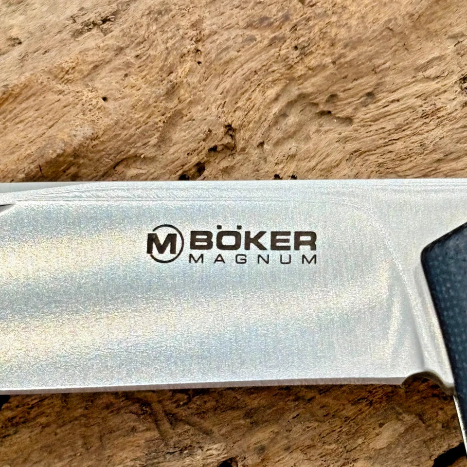 Boker Magnum Long Lead EDC Black G10 8Cr13MoV Folding Pocket Knife - (222)