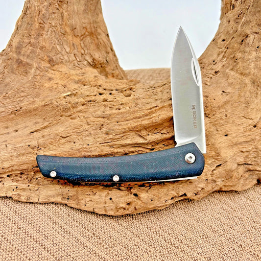 Boker Magnum Long Lead EDC Black G10 8Cr13MoV Folding Pocket Knife - (222)