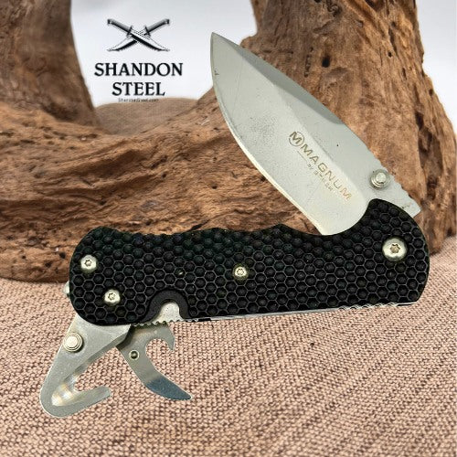 Boker Magnum First Responder Emergency Tool 01SC157 Glass-Breaker Knife (40)