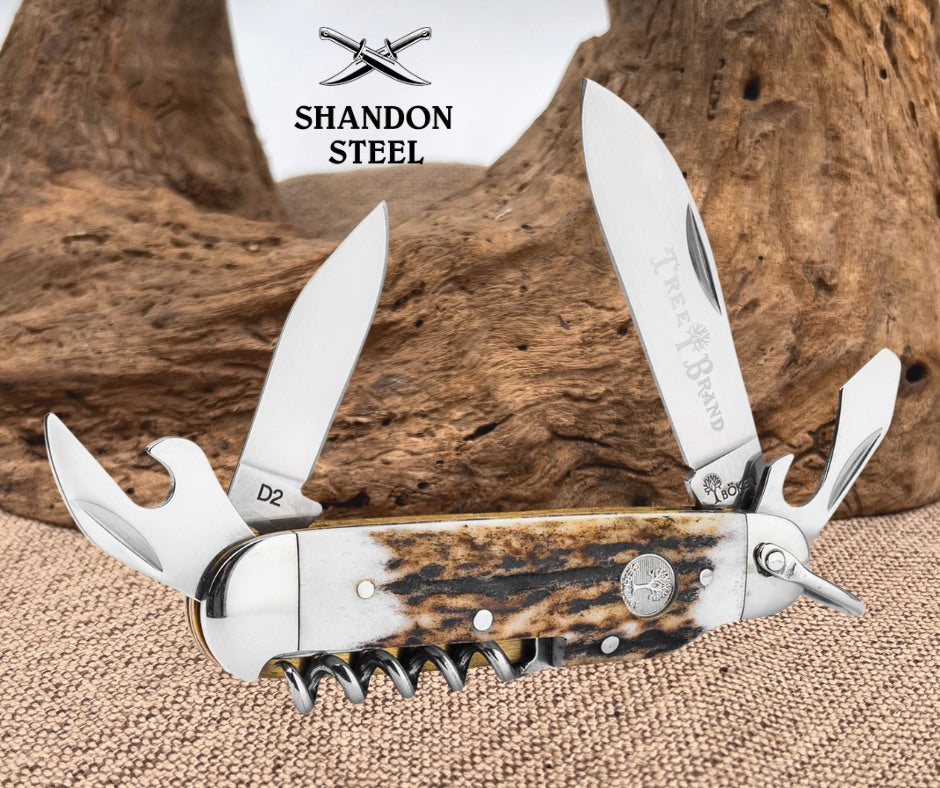 Boker Böker Treebrand Camp Knife Stag 110904ST