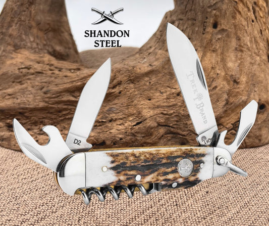 Boker Böker Treebrand Camp Knife Stag 110904ST