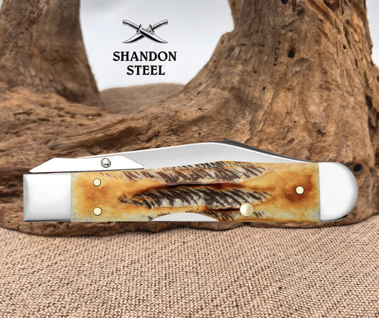Case XX Case 6.5 BoneStag® Cheetah® Cub (6.511 1/2L SS)  65349