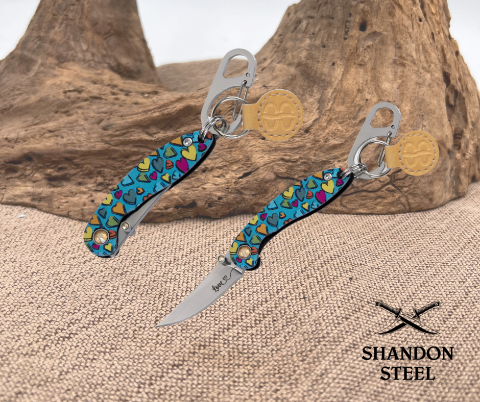Brighten LOVE Keychain Knife