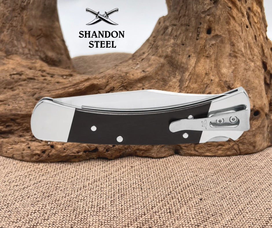 Buck 110 Slim Heritage Elite Knife Nickle Silver 0110BRS20