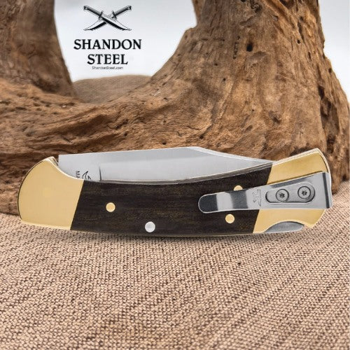 Buck 112 Slim Heritage Elite Knife Brass 0112BRS19
