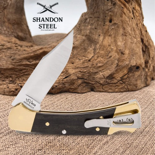 Buck 112 Slim Heritage Elite Knife Brass 0112BRS19