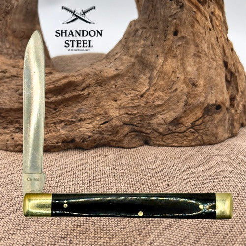Buck Doctors Pocket Knife Bone Handle Single Blade Folding SlipJoint  (196)