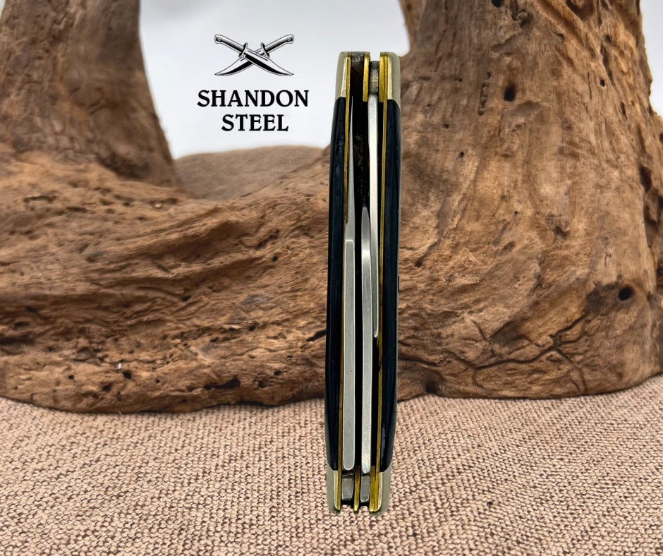 Buck 303 Cadet USA 3-Blade Stockman Folding Pocket Knife Clip Spey Sheepsfoot (5)