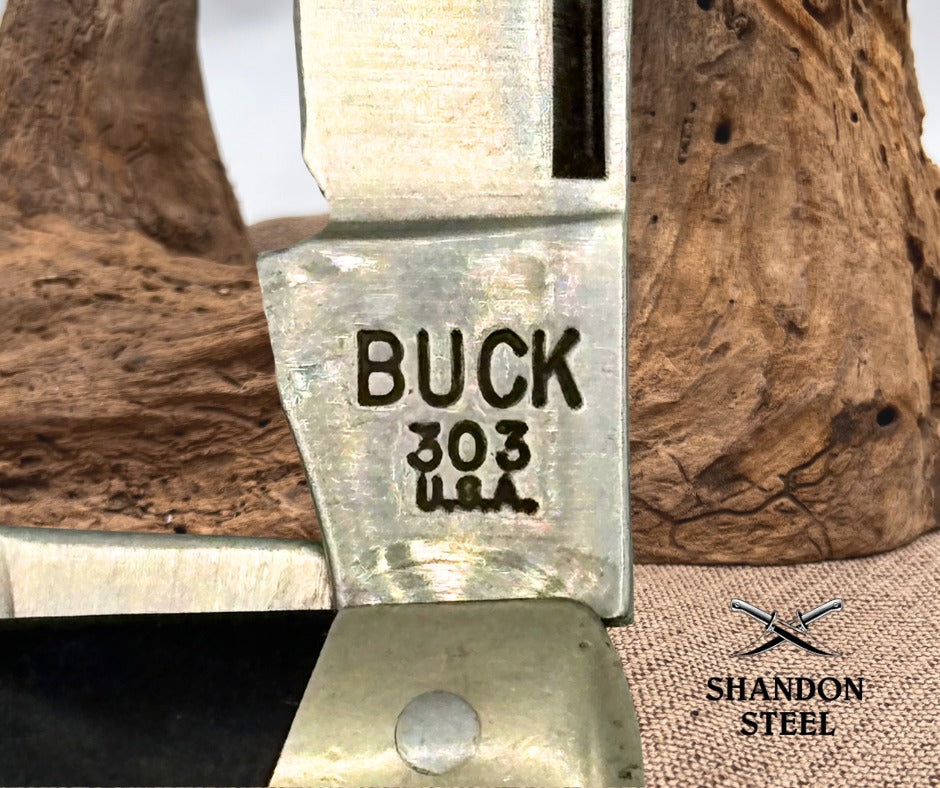 Buck 303 Cadet USA 3-Blade Stockman Folding Pocket Knife Clip Spey Sheepsfoot (5)