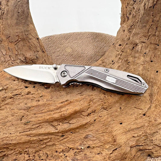 Buck 353 Folding Pocket Knife 2018 Linerlock Drop Point Blade Lanyard hole (140)