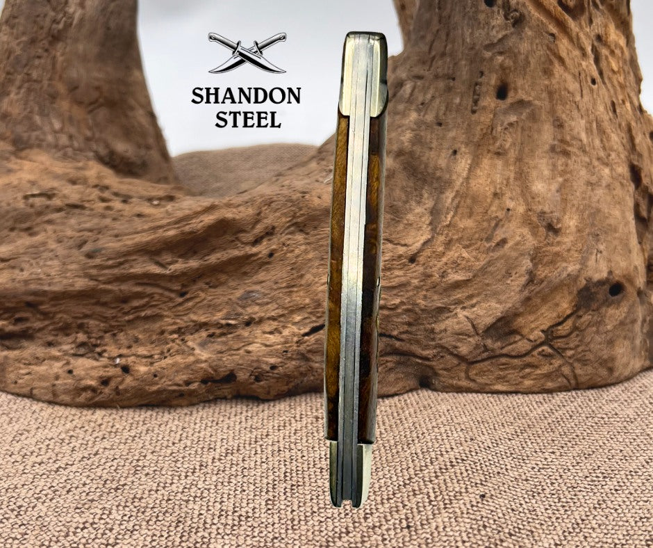 Buck 379 Solo Single Blade Wood Handle 2015 TraditionalFolding Pocket Knife (52)
