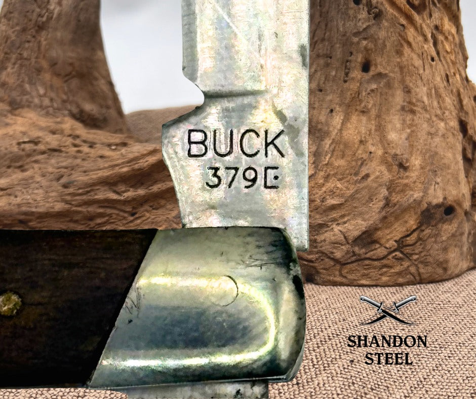 Buck 379 Solo Single Blade Wood Handle 2015 TraditionalFolding Pocket Knife (52)