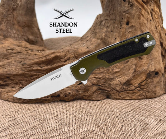 Buck 714 Stinger Knife Green