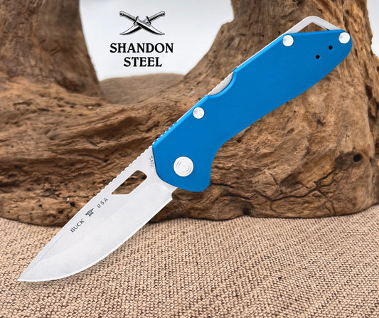 Buck 724 Mustang Knife Blue 0724BLS-B