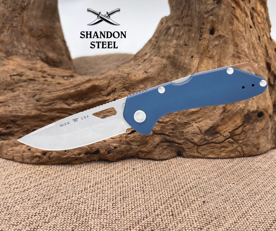 Buck 724 Mustang Knife Dark Blue 0724BLS1-B