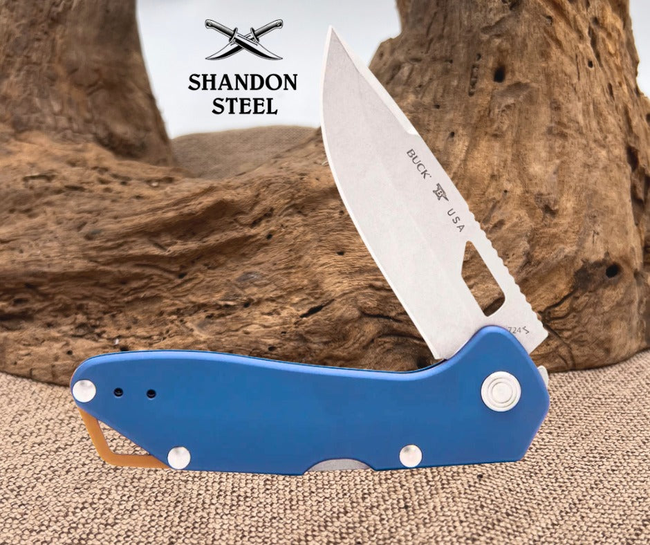 Buck 724 Mustang Knife Dark Blue 0724BLS1-B