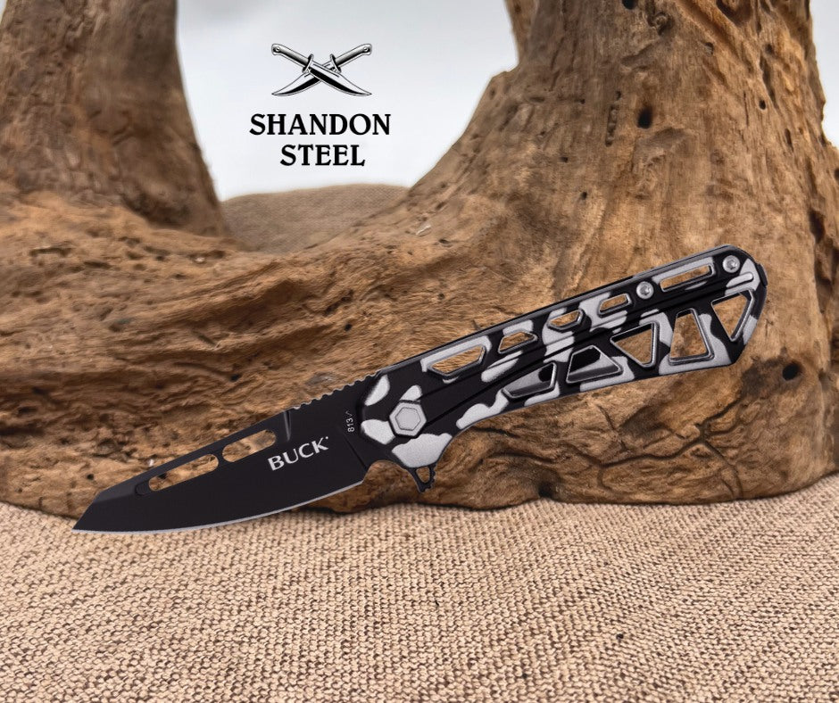 Buck 813 Mini Trace Ops Knife Camo