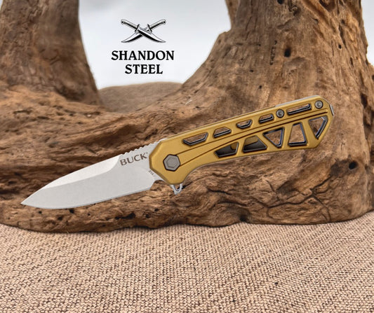 Buck 814 Mini Trace Knife Bronze