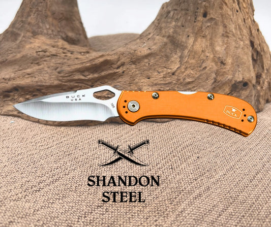 Buck SpitFire Lockback Orange BU722ORS1