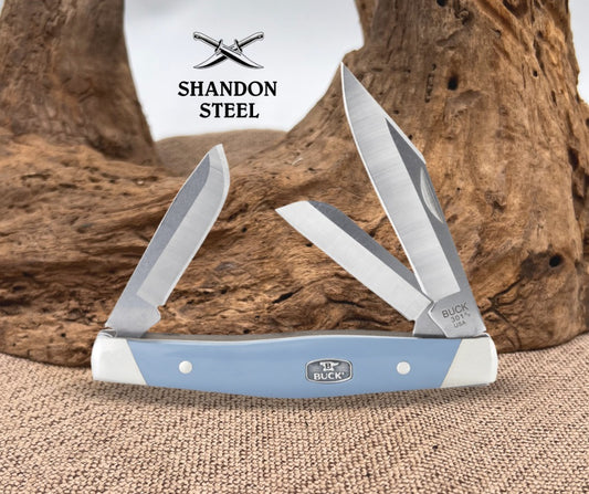 Buck Stockman Blue Nickel Silver BU301BLS