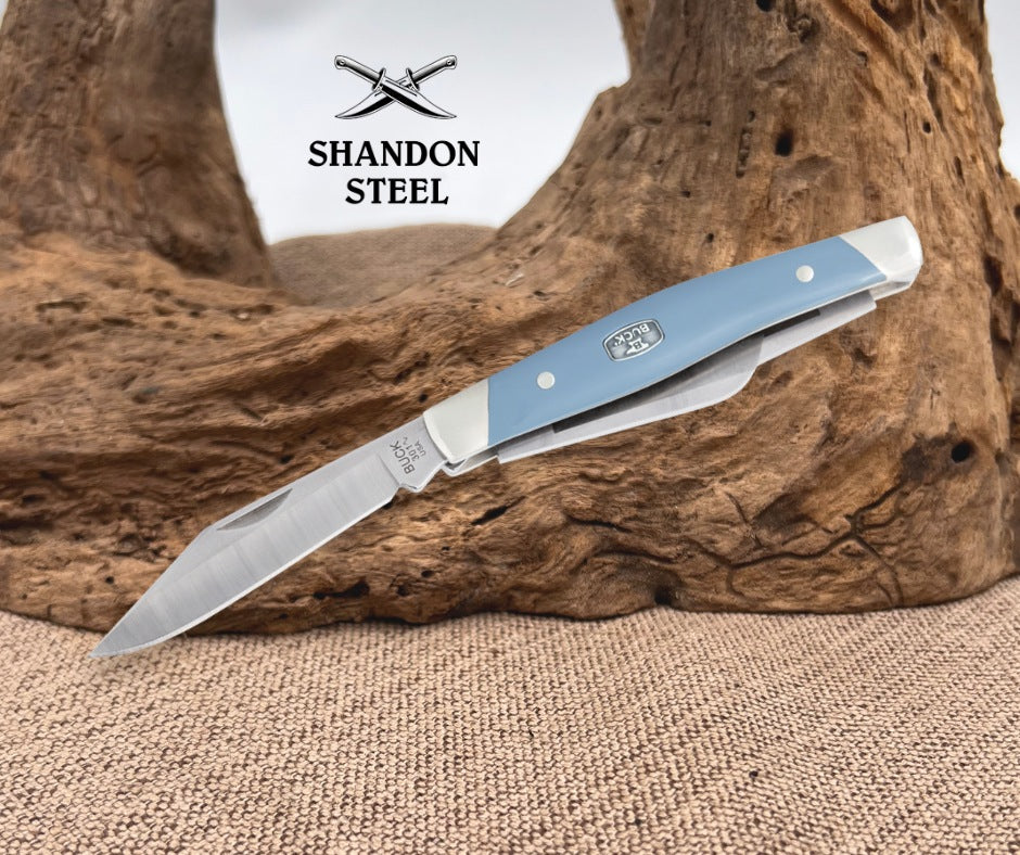Buck Stockman Blue Nickel Silver BU301BLS