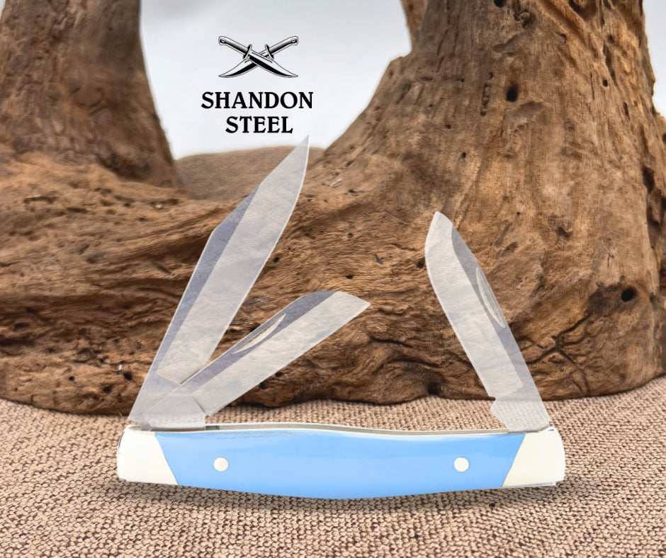 Buck Stockman Blue Nickel Silver BU301BLS