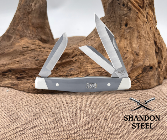 Buck Stockman Gray Nickel Silver BU301GYS2