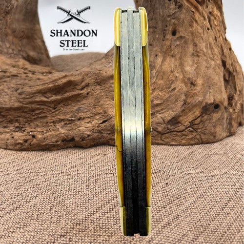 Buck 371 Stockman 2016 Traditional Folding Pocket Knife 3 Blade Jigged Bone (61)