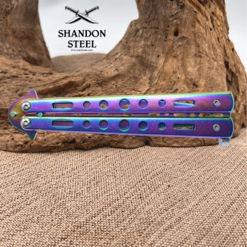 Black 8.75" Butterfly Trainer Knife 197RBP