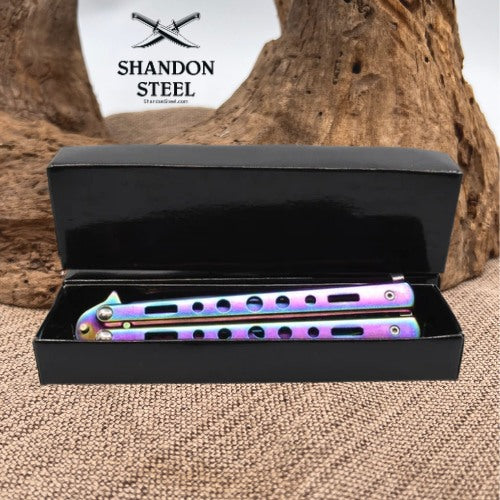 Black 8.75" Butterfly Trainer Knife 197RBP
