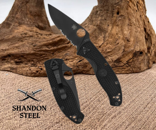 Spyderco Tenacious® Lightweight Black Blade C122PSBBK