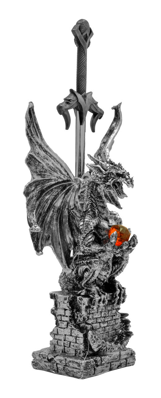 Castle Rock Dragon Guardian Gargoyle Desktop Mount Statue 71464