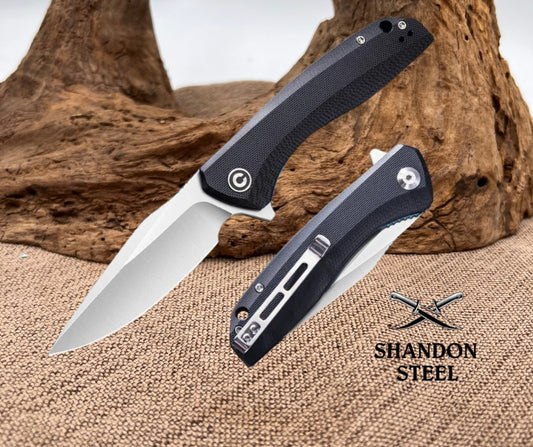 CIVIVI Baklash Flipper Knife G10 Handle (3.5" 9Cr18MoV Blade) C801C