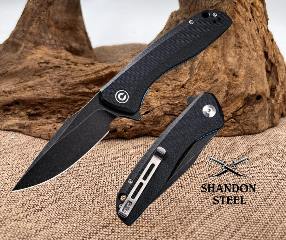 CIVIVI Baklash Flipper Knife G10 Handle (3.5" 9Cr18MoV Blade) C801H