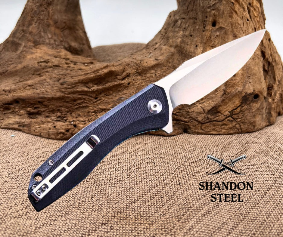 CIVIVI Baklash Flipper Knife G10 Handle (3.5" 9Cr18MoV Blade) C801C