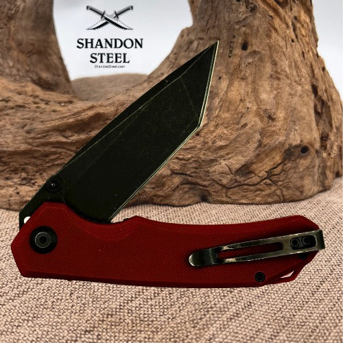 Civivi Brazen Linerlock Folding Knife 3.5" Black D2 Tool Steel Blade G10 (220)