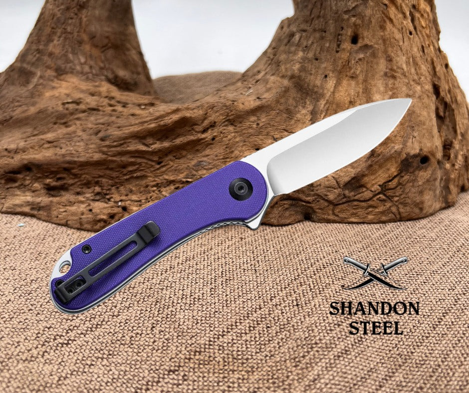 CIVIVI Elementum Flipper Knife G10 Handle (2.96" D2 Blade) C907V