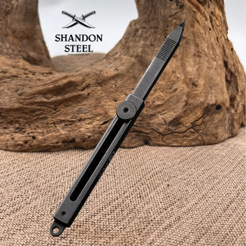CIVIVI Tac-N-Tweeze Brass Handle (1.77" Stainless Steel Tweezers) C19062B-A