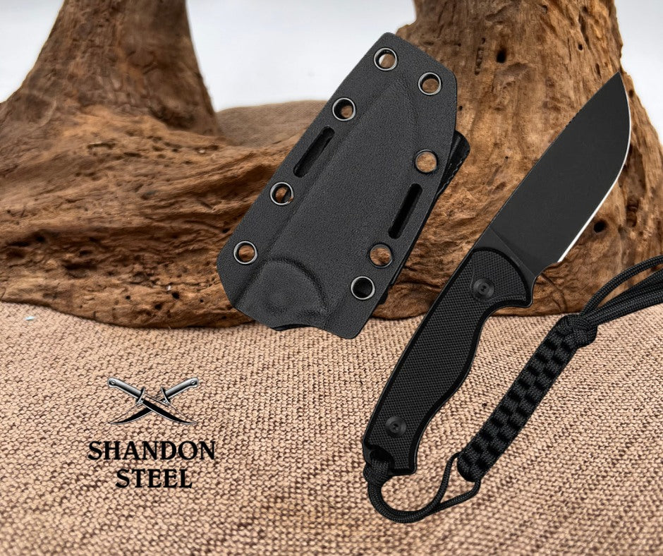 CIVIVI Timberbark Fixed Blade Knife G10 Handle (3.2" 14C28N Blade) C23094-1