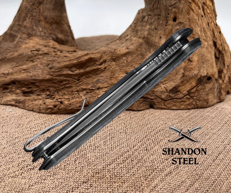 CIVIVI Voidflare Flipper Knife G10 With Aluminum Foil Handle (2.92" Damascus Blade) C24040-DS1