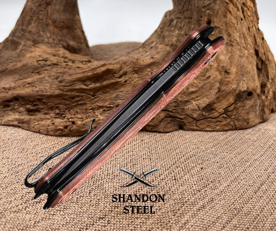 CIVIVI Voidflare Flipper Knife G10 With Copper Foil Handle (2.92" Black Stonewashed 14C28N Blade) C24040-3